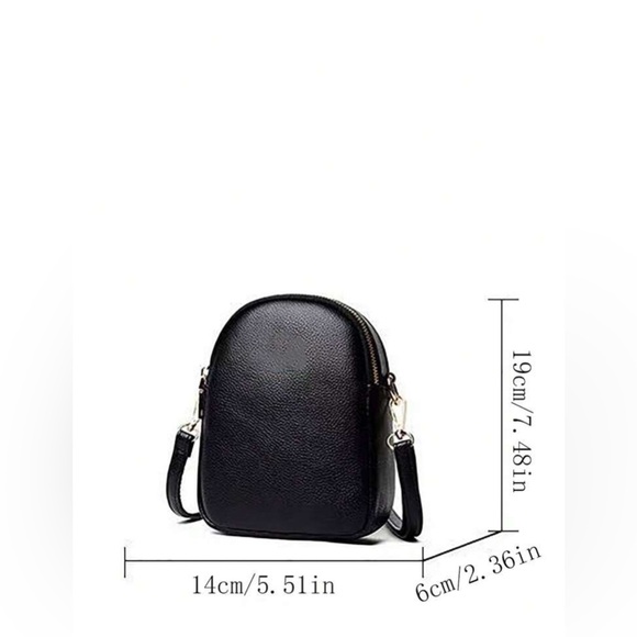 New Elegant Black Crossbody Bag, Phone Bag, Wallet - Picture 5 of 5